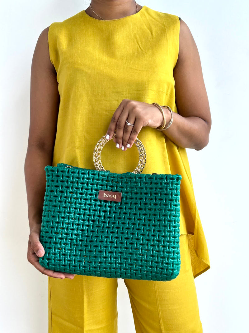 Cross Bodybag- Bottle Green