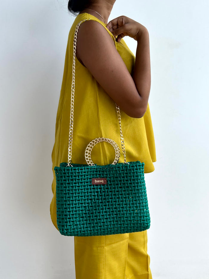 Cross Bodybag- Bottle Green