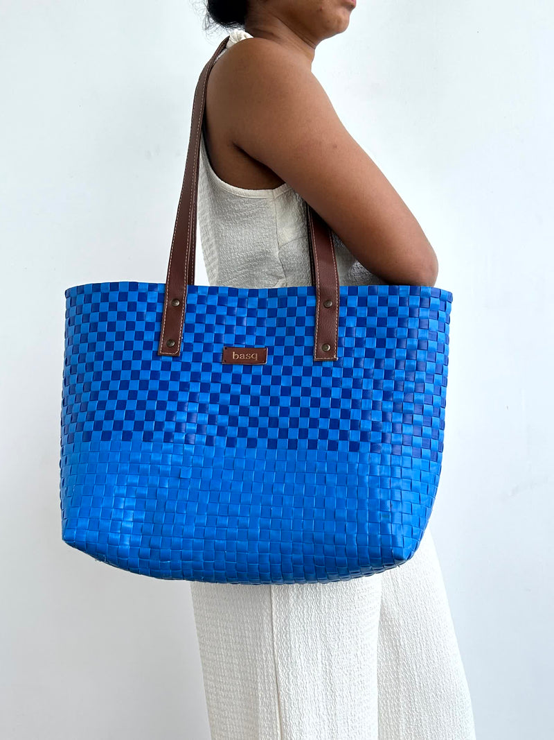 Designer Tote- Shades of Blue