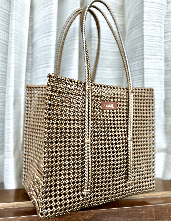 Large Solid Tote- Rectangular