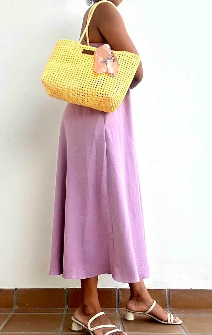 Solid Tote- Patel Yellow